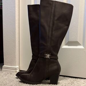 Giani Bernini Classic Women's Brown Tall Leather Boots